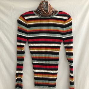 MOTH by Anthropologie ribbed turtleneck top